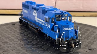 Rapido Ho Scale GP38 Conrail Unboxing Overview [upl. by Lyrahs103]