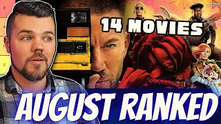 August Movies RANKED 2024 Tier List [upl. by Gabrielli]