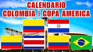 Copa America 2024 Calendario de Colombia [upl. by Subir467]