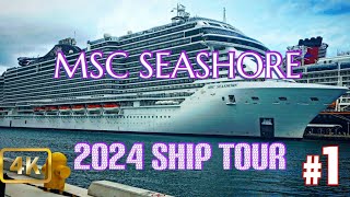 MSC Seashore  2024 Ship Tour [upl. by Cibis]