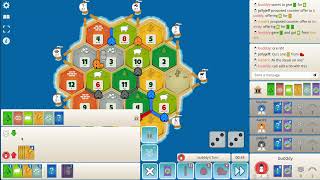 Top Ranked Catan Player  Sneaky Ore Wheat Wood [upl. by Izmar835]