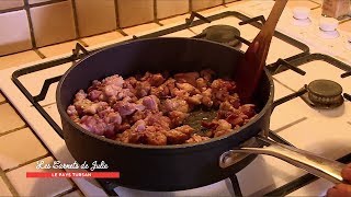 Recette  Ris de porc aux jambon d’Odile et Maryse  Les Carnets de Julie  Le Pays Tursan [upl. by Eidlog]