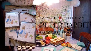 Peter Rabbit Party Supplies  HAUL [upl. by Ttocserp]