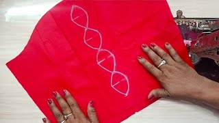 blouse sleeve design cutting and stitching full video by mithlesh tutorial [upl. by Justine]