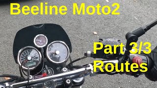 33 Beeline Moto 2 ROUTEWAYPOINT Mode  Interceptor 650 [upl. by Rothwell350]