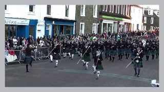 Kirkcudbright Tattoo 2014 The Pipe Bands [upl. by Novyak674]