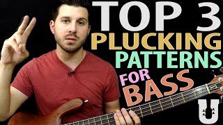 3 Plucking Patterns You MUST Practice  Online Bass Lessons [upl. by Zetnom]