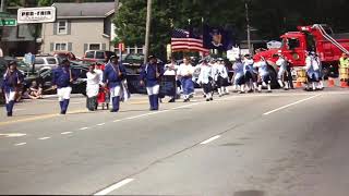 Towpath volunteers fife and drum in the penfield 4th of July parade 2019 [upl. by Sofie]