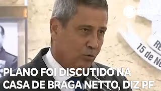 Plano para matar Lula Alckmin e Moraes foi discutido na casa de Braga Netto diz PF [upl. by Innoc]