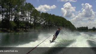 TY Oppenlander Ski 41 on the Sans Rival Waterski SR2 2011 [upl. by Ajan]