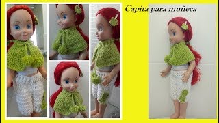 Capita para muñeca a crochet [upl. by Dirk179]