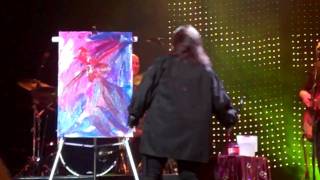 Jann Arden Painting amp Allison Cornell Singing November 26 2009 Edmonton [upl. by Artemus]