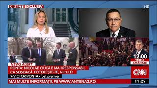 Victor Ponta Ciucă a devenit mai iresponsabil decât Șoșoacă si mai periculos pentru România [upl. by Ardnaeed]