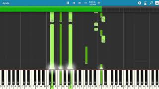 Xavi  La Víctima  Piano Tutorial  Midi [upl. by Furr]