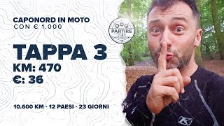 Ep18 completo Capo Nord con meno di € 1000 Tappa 3  km 470 € 36 [upl. by Beverie]