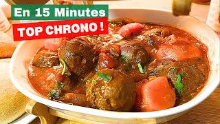 En 15 MINUTES  TOP Chrono  SAUCE BOULETTES Bou SAFF [upl. by Romy154]