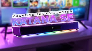 NUEVA CREATIVE SOUND BLASTER KATANA SE Review 🔊 Potente Barra de Sonido Gaming para TV y PC [upl. by Inalaeham171]