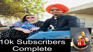 10k Subscribers Complete  Sandeep Singh Bajwa viral youtube vlog [upl. by Orvah]