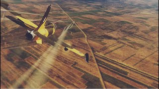 DCS World  Impalas hunting Hinds in South African Border Wars Angola 1985 [upl. by Horsey]