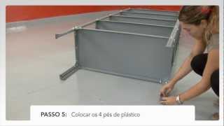 Montagem Estante Metal com parafusos AR Shelving [upl. by Sitoeht752]