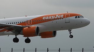 EPIC easyJet LANDING at Schiphol Airport✈️🇳🇱 [upl. by Aiyn]