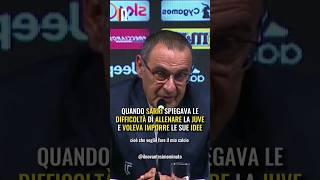 QUANDO SARRI TENTAVA di FAR GIOCARE a CALCIO la JUVENTUS Shorts [upl. by Yarazed]