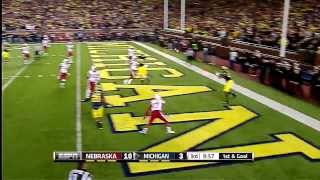 2013 Nebraska at Michigan Football Highlights [upl. by Shannah]