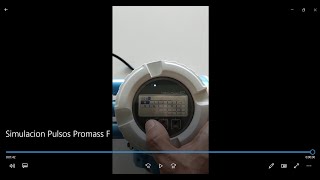 Simulación de pulsos con un Promass F 300 [upl. by Crellen]