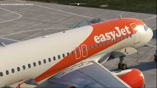 MSFS2020 Easy Ops Full VATSIM Flight Isle of Man Edinburgh A319 [upl. by Adlesirg]