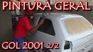 Pintura Automotiva  Pintura Geral Gol 2001 22 [upl. by Chemosh626]