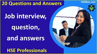 Safety Officer  Job interview question and answers [upl. by Ndnarb]