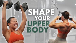 INSANE UPPER BODY WORKOUT FOR WOMEN  Krissy Cela [upl. by Nyasuh188]