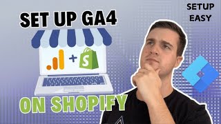 Shopify link Google Analytics 4 amp Google Tag Manager Setup Send Purchases to Google Analytics 4 [upl. by Silado]