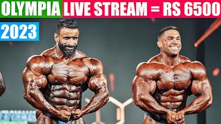 MR OLYMPIA 2023 SCHEDULE  ⭕LYMPIA Becoming Non Affordable To Watch 😔 [upl. by Kinny]