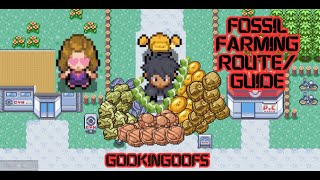 POKEMMO FOSSIL FARMING ROUTE  GUIDE [upl. by Gelman]