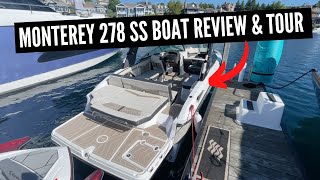 Monterey 278 SS Boat Review amp Tour [upl. by Notliw641]