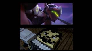 Overwatch Vs Minecraft Comparison  quotDragonsquot Animated Short [upl. by Adaven]