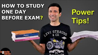 How to Study 1 Day Before Exam [upl. by Nnylassej310]