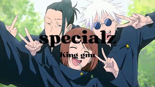 SPECIALZ  KING GNU lyrics [upl. by Eetnom]