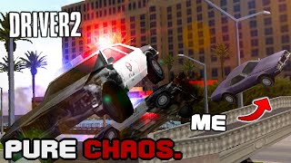 The Most CHAOTIC MODE In DRIVER 2  Driver 2 Survival Mode  Driv3r Fan [upl. by Alilak580]