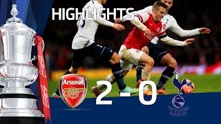 ARSENAL vs TOTTENHAM HOTSPUR 20 Official Goals amp Highlights FA Cup Third Round [upl. by Lorn582]