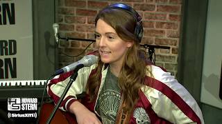 Brandi Carlile Covers Crosby Stills amp Nash’s “Helplessly Hoping” Live on the Stern Show 2018 [upl. by Wallack]