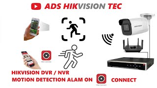 Hikvision DVRNVR Motion or Event Received on Hikconnect mobile application [upl. by Sale]