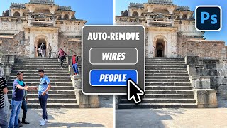 New Feature Remove ALL Distractions in One Click  Photoshop [upl. by Carrissa]