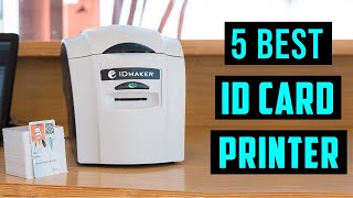 Top 5 Best ID Card Printer 2024  Best ID Card Printers Buyers Guide [upl. by Dysart]