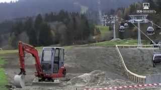 Bau der Hausbergbahn GarmischPartenkirchen [upl. by Sklar887]