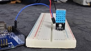 DHT11 Temperature amp Humidity sensor with Arduino  Tutorial [upl. by Willamina]