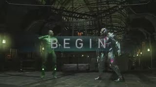 Injustice 2 Green Lantern John Stewart VS Brainiac Alt 1 VS 1 Fight [upl. by Trocki]