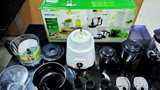 PHILIPS FOOD PROCESSOR DEMO  HL776300 [upl. by Ardra]