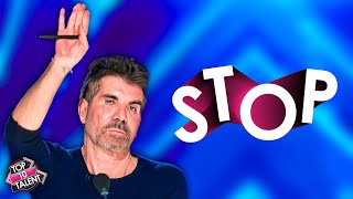 Simon Cowell Says STOP But Then OMG [upl. by Ayerdna620]